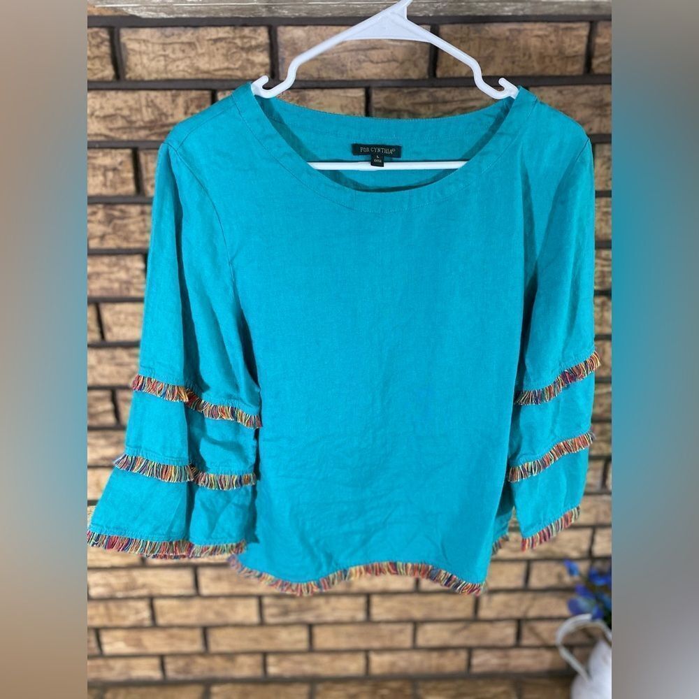 For Cynthia‎ linen blouse